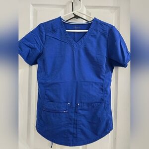 Scrubstar Royal Blue V-Neck Medical Scrub Top